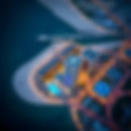 Aerial View of JBR Location Aerial view of the JBR location showcasing luxury lifestyle