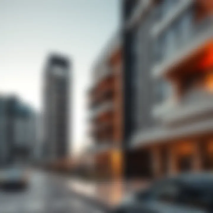 Modern Architecture in JBR Modern architecture of properties in JBR area