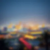 A panoramic view of Jebel Ali showcasing its industrial landscape