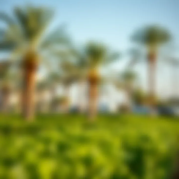 Lush Green Parks of Mamzar Local park with lush greenery in Mamzar