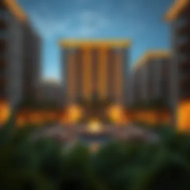 Luxury Living in Mamzar's Apartment Complex Luxurious apartment complex in Mamzar