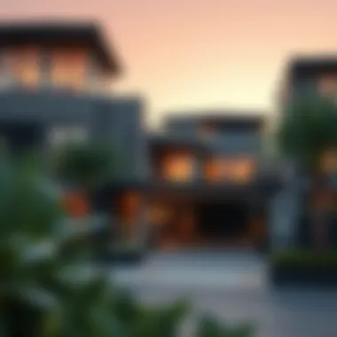 Luxurious residential architecture in MBR City District One