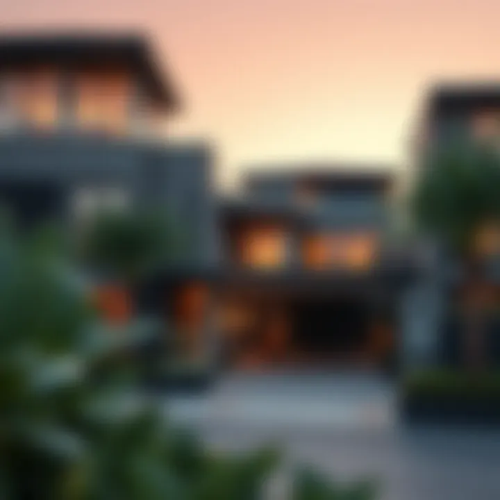 Luxurious residential architecture in MBR City District One