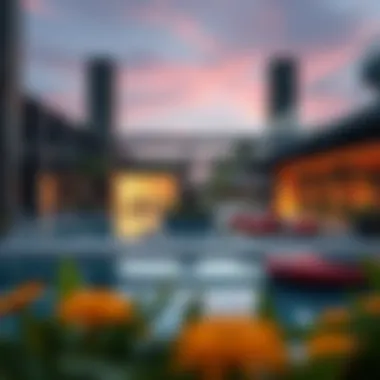 Modern amenities and recreational spaces in MBR City District One