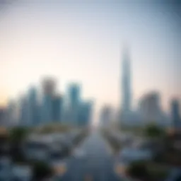 Modern skyline of Dubai showcasing luxury properties