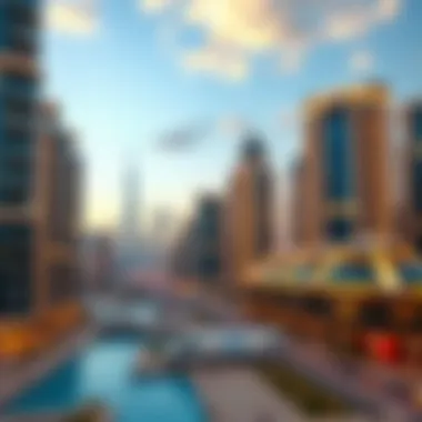 Stunning skyline view of Dubai showcasing luxury developments