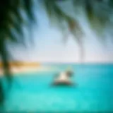 Serene view of Secret Beach with turquoise waters