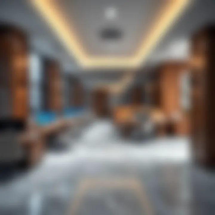 Business center equipped for corporate travelers