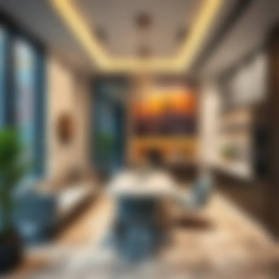 Modern small office interior design