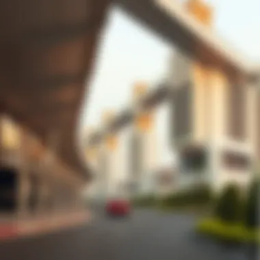 Modern infrastructure in Al Ghadeer community illustrating urban development