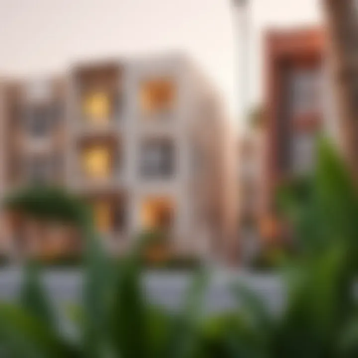 Stylish residential units in Al Ghadeer highlighting diverse housing options