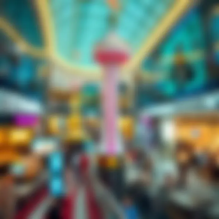 Entertainment activities at Dubai Mall
