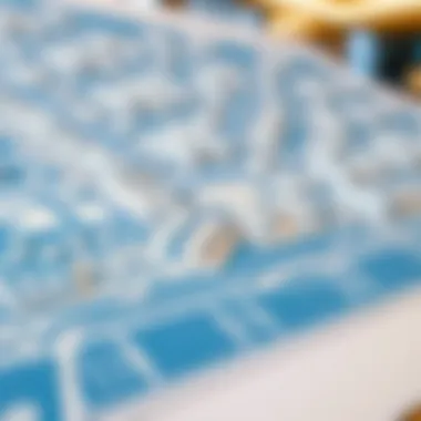 Architectural blueprint of Business Bay's master plan highlighting key zones