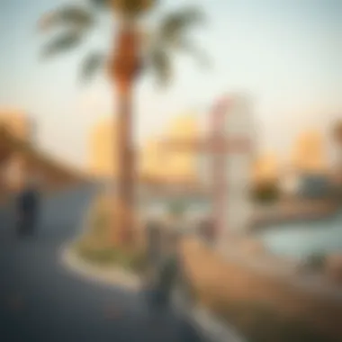 Cycling Routes in Dubai A map highlighting various cycling routes across Dubai