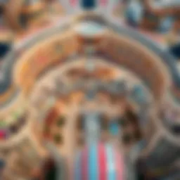 Aerial view of the Dubai Mall showcasing its architectural grandeur