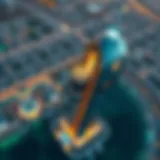 Aerial view showcasing the striking design of Eywa Tower