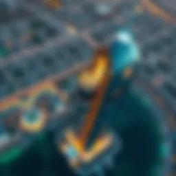 Aerial view showcasing the striking design of Eywa Tower