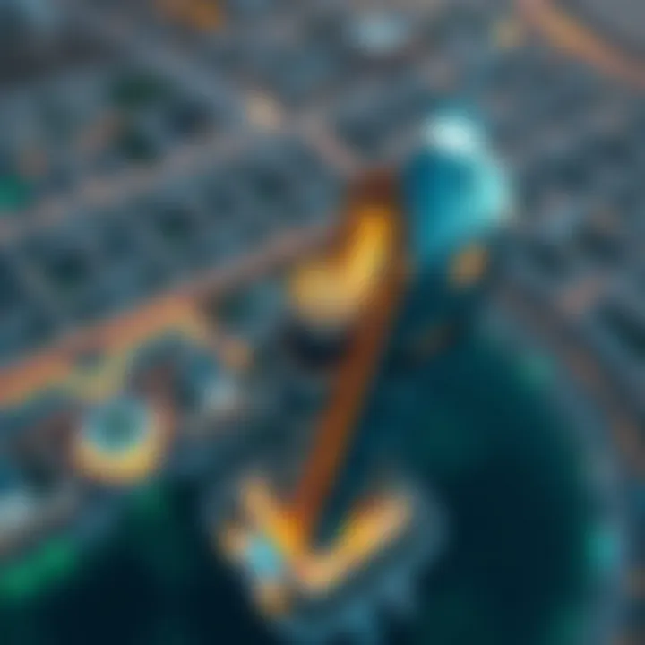 Aerial view showcasing the striking design of Eywa Tower