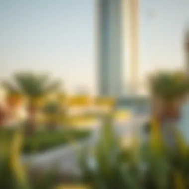 Community area surrounding Eywa Tower, illustrating its impact on local lifestyle