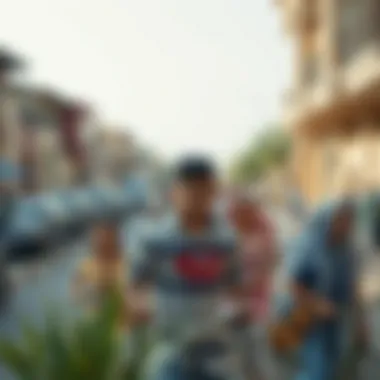 Community Dynamics in Creek Dubai Vibrant community life in Creek Dubai with outdoor activities