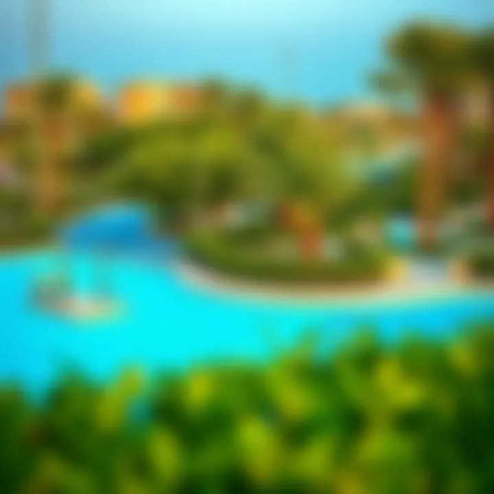 Community Park in Al Liwan Community park in Al Liwan featuring recreational facilities