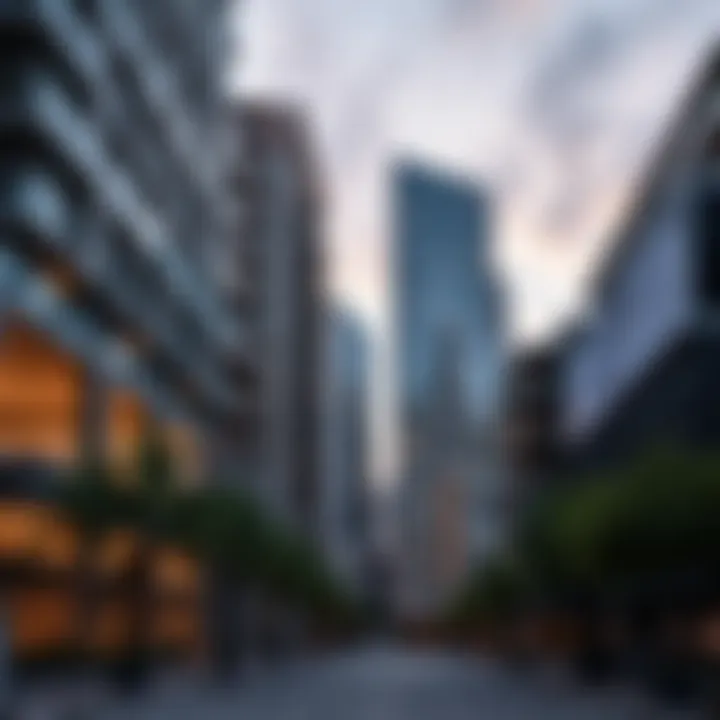 Modern Urban Living in the Opera District Luxurious residential buildings in the Opera District, reflecting modern urban living