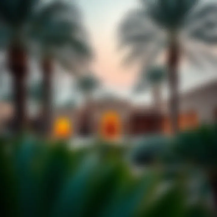 Al Ain Oasis: A Window into the UAE's Agricultural Past The historic Al Ain Oasis with lush palm groves and traditional structures