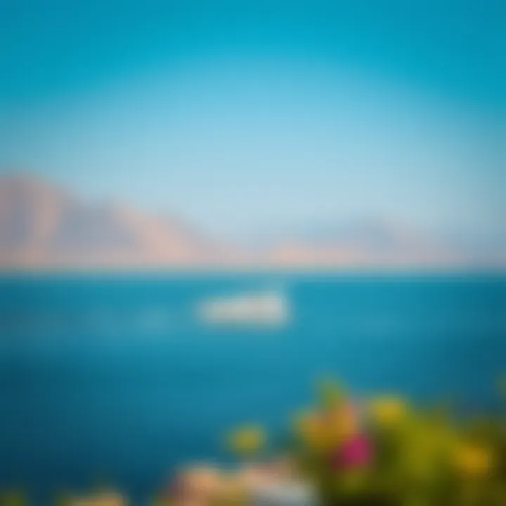 Fujairah Coastline: Nature's Tranquil Escape The serene coastline of Fujairah with mountains in the background