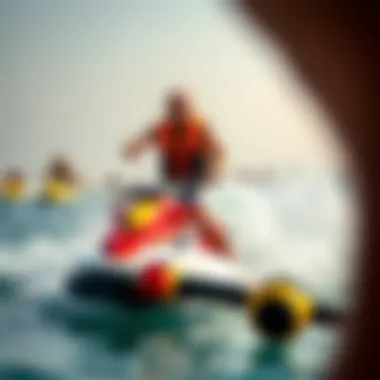 Exciting water sports activities offered at the beach resort