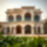 Luxurious villa exterior in Al Warqaa