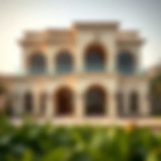 Luxurious villa exterior in Al Warqaa