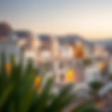 A picturesque view of Wadi Markhaniya showcasing its architectural diversity