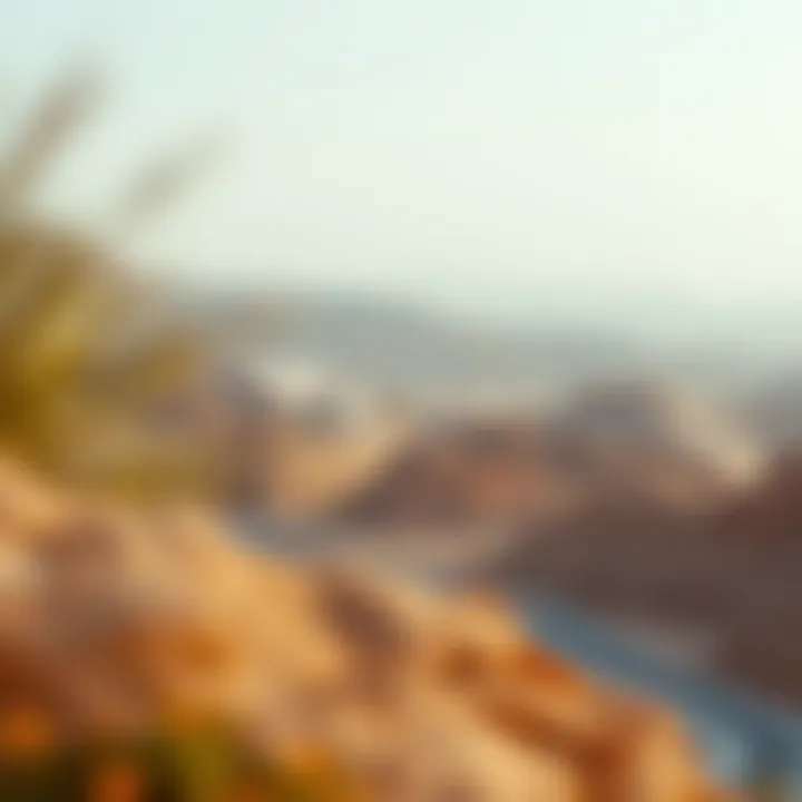 A serene landscape capturing the unique charm of Wadi Markhaniya