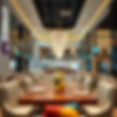 Luxurious dining experience inside Yas Mall