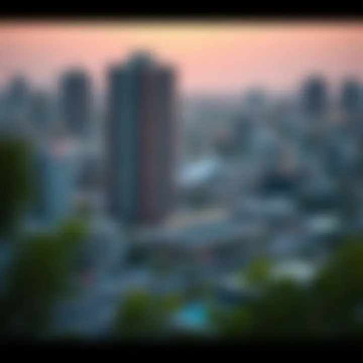 Map highlighting the amenities around Abu Shagara