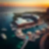 Stunning aerial view of Gardenia Bay