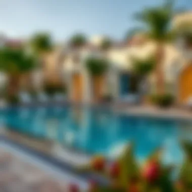 Luxurious outdoor pool area at Gardenia Bay