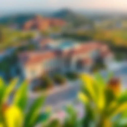 Aerial view of Geant Vida Hills showcasing its architectural grandeur