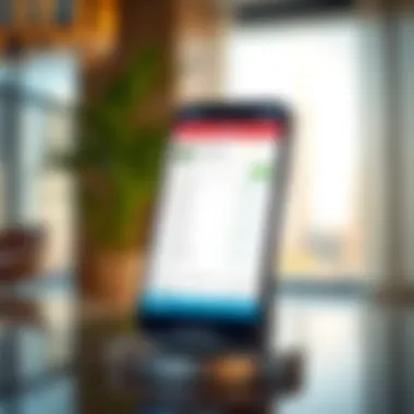Mobile app for visa status tracking