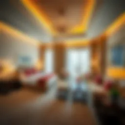 Luxurious room at Hilton Dubai Al Seef showcasing elegant design