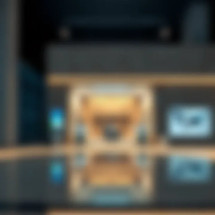 A modern bank branch showcasing tailored services