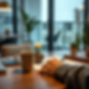 Crafting a Resume for Job Applications A person writing a resume with a coffee cup nearby