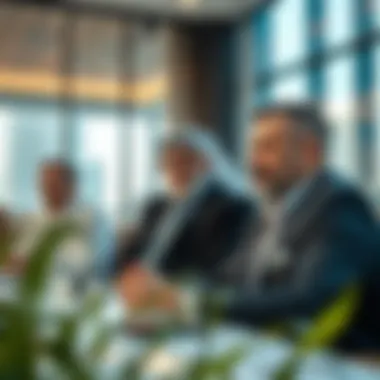 Investor Insights on Dubai's Real Estate Market Investors discussing property opportunities