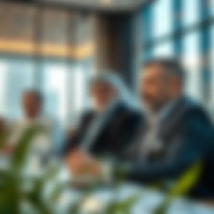 Investor Insights on Dubai's Real Estate Market Investors discussing property opportunities