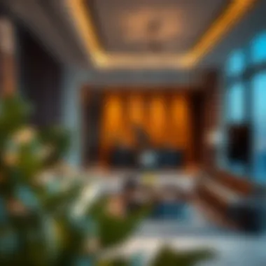 Interior design of a luxury apartment by Lootah Properties