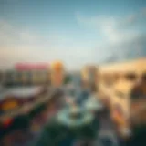 Aerial view of Madina Mall Fun City showcasing its vibrant attractions