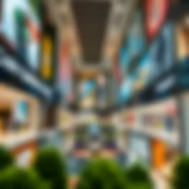 Retail Diversity at the Mall of Dubai Diverse retail offerings within the Mall of Dubai