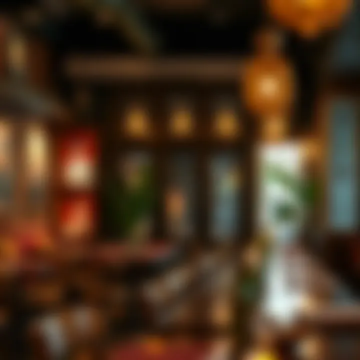 Cultural Influences in Decor Cultural decor of Mankhool Restaurant