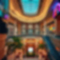 Stunning architectural view of Markhaniya Mall