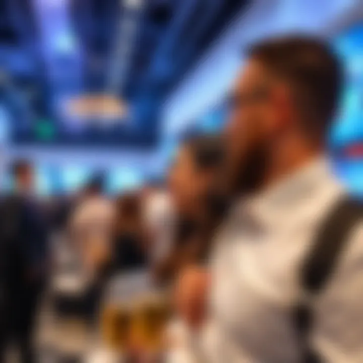 A vibrant networking event at Media City Dubai highlighting collaboration.